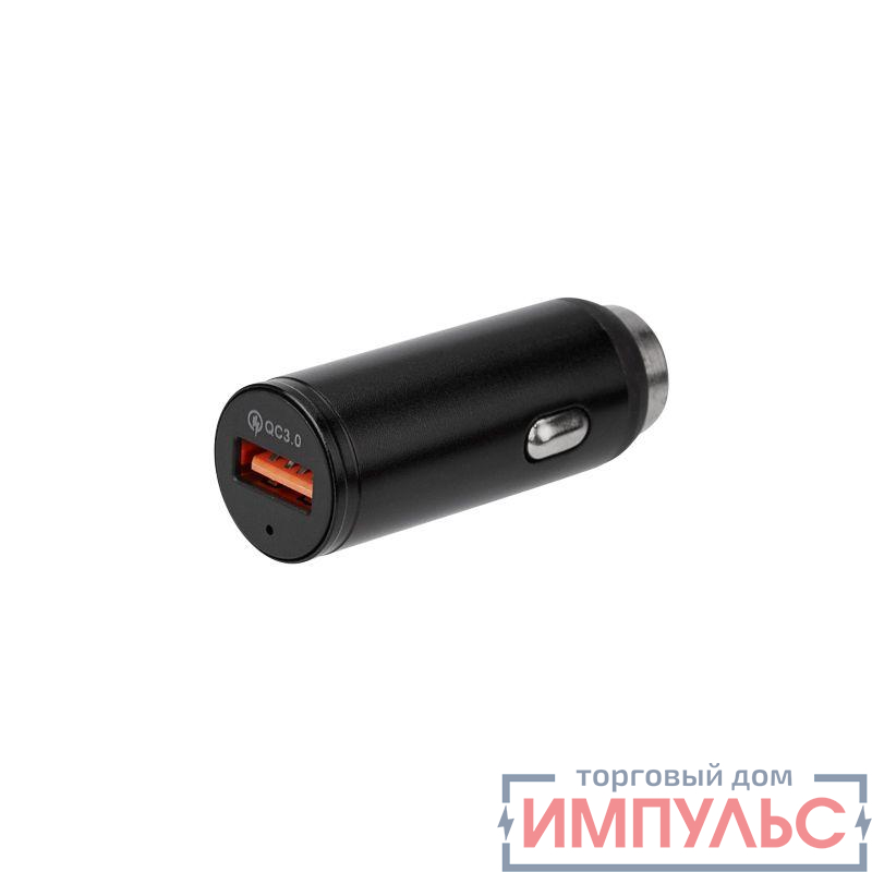 Устройство зарядное в прикуриватель USB 5В 2.4 A черн. Rexant 16-0282