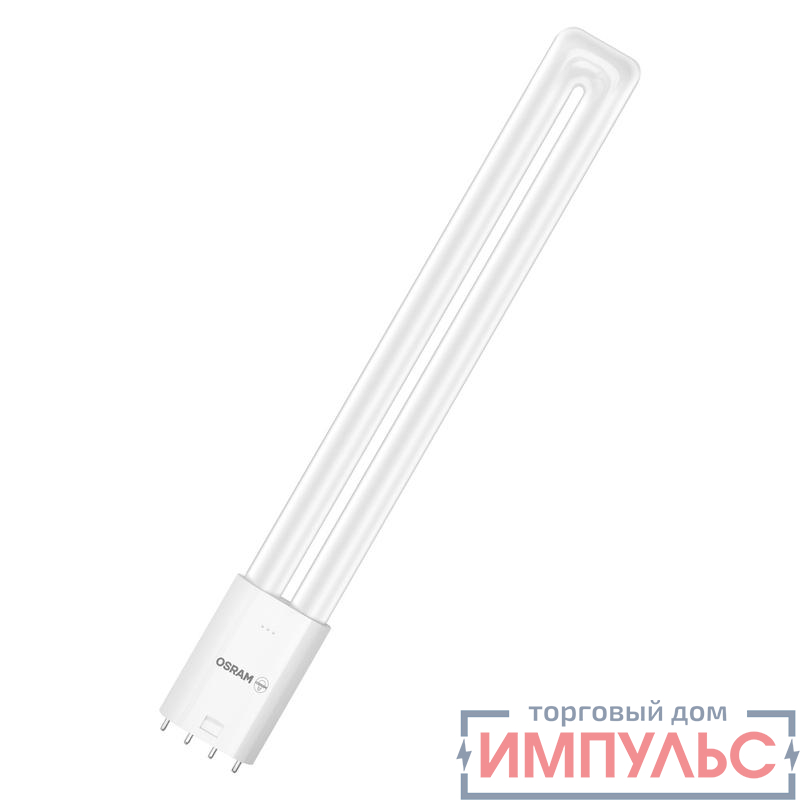 Лампа светодиодная LED Dulux Special 12Вт (замена 24Вт) прозр. 3000К тепл. бел. 2G11 1350лм угол пучка 140град. 220-240В OSRAM 4058075559219