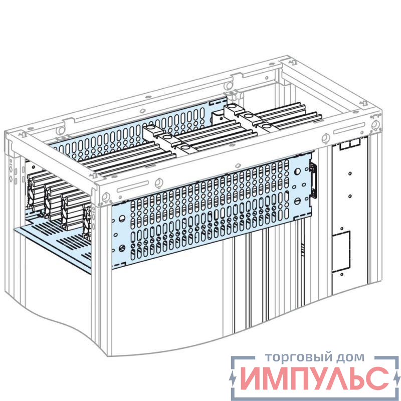 Крышка для секции горизонт. шин Ш650 Г400 SchE LVS04976