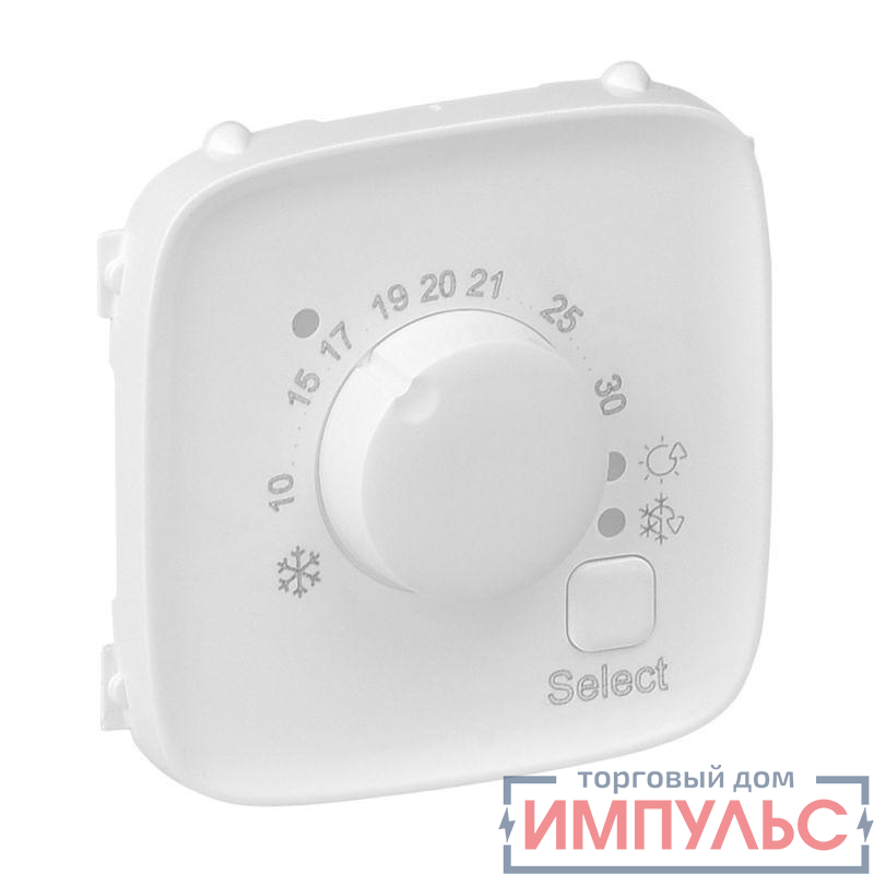 Панель лицевая Valena Allure для комнатного электронного термостата бел. Leg 755315