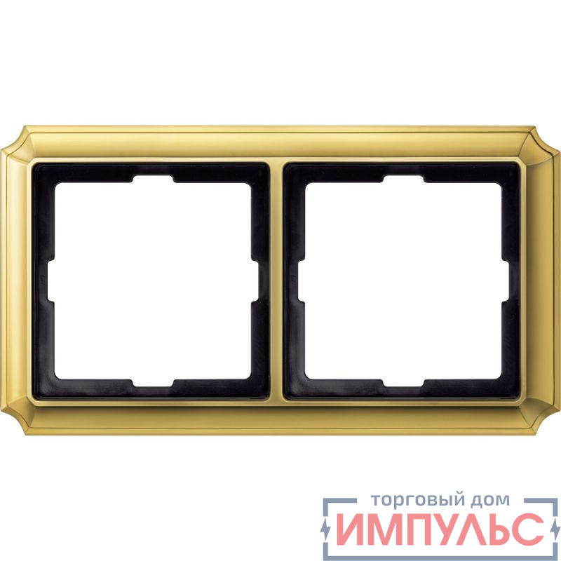 Рамка 2-м Merten золото SchE MTN483221