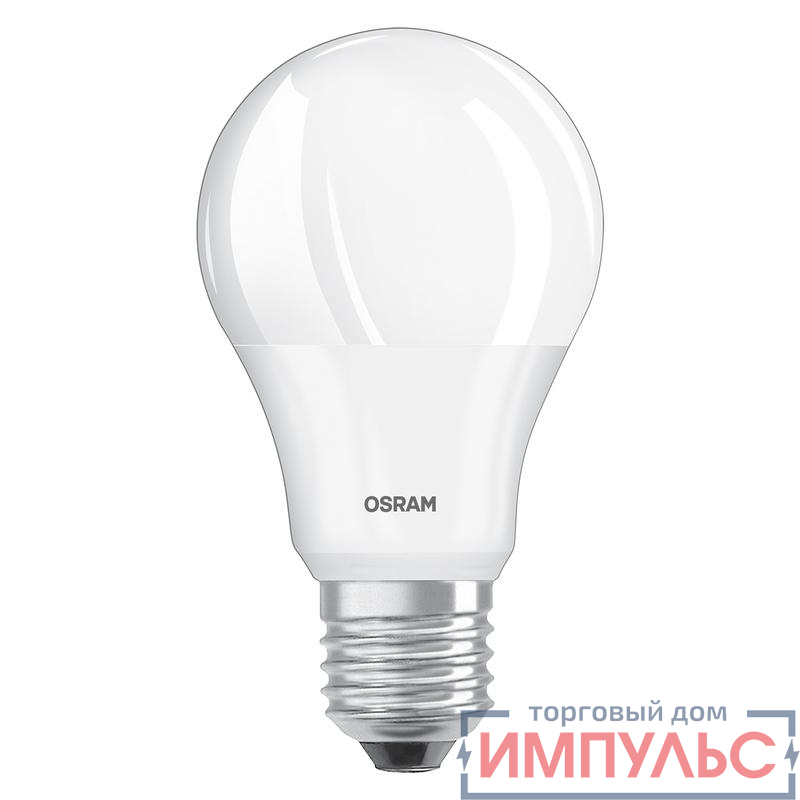 Лампа светодиодная LED Antibacterial A 8.5Вт грушевидная матовая 6500К холод. бел. E27 806лм 220-240В угол пучка 200град. бактерицидн. покрыт. (замена 75Вт) OSRAM 4058075561014