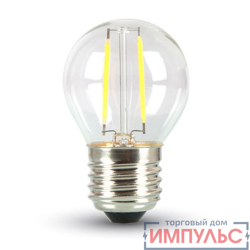 Ретро-лампа Filament G45 E27 2Вт тепл. бел. 3000К 230В Neon-Night 601-802