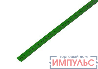 Трубка термоусадочная 7.0/3.5 1м зел. REXANT 20-7003 1