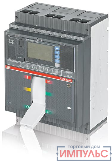 Выключатель автоматический 3п T7S 1600 PR231/P LS/I In=1600А 3p F F ABB 1SDA062994R1