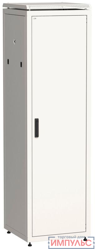 Шкаф сетевой 19дюйм LINEA N 38U 600х800мм металлическая передняя дверь сер. ITK LN35-38U68-M