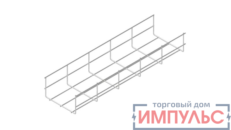 Лоток проволочный 150х85 L3000 сталь 4мм PL85-150-3000 INOX304 нерж. КМ LO8144