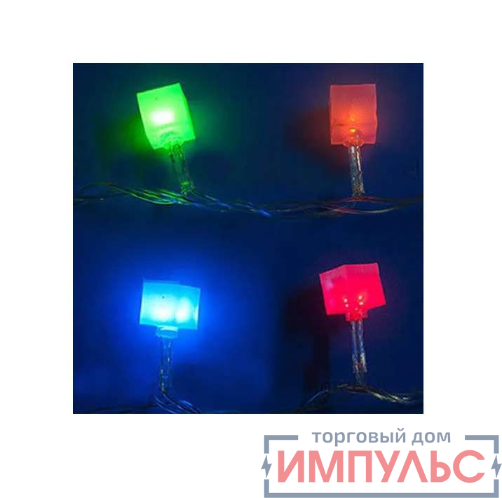 Гирлянда светодиодная «Кубики» ULD-S0700-050/DTA MULTI IP20 CUBES-1 с контроллером 50LED (дл.7м) Uniel 7932