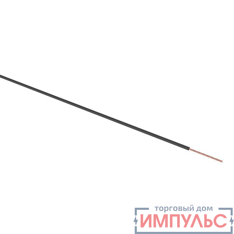 Провод автомобильный ПГВА/ПВАМ 0.5 черн. (уп.10м) Rexant 01-6516-2-10