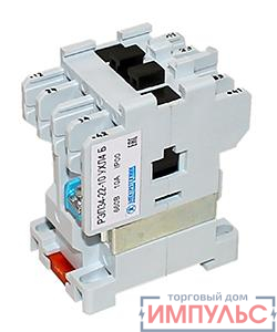 Реле электромагнитное промежуточное РЭП34-22-11 УХЛ4 Б 660В/50Гц 10А 2з+2р IP20 Электротехник ET003382