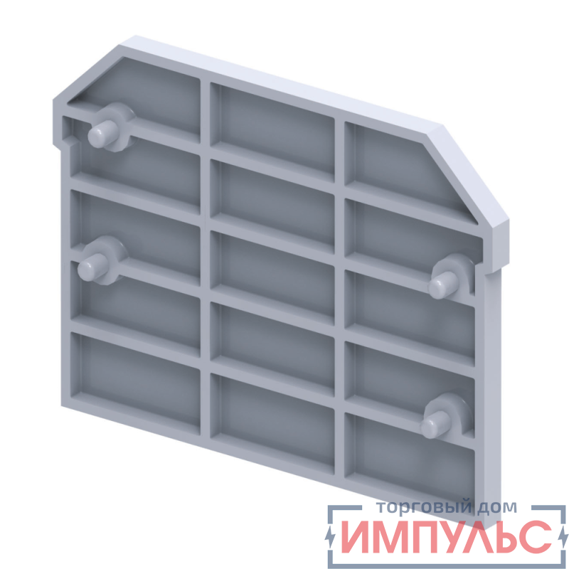 Крышка концевая для клеммы проходной OptiClip EPCMC1-2-TRIPLET сер. КЭАЗ 289831