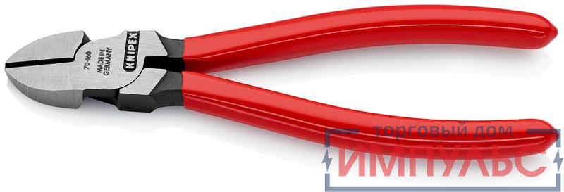 Бокорезы L-160мм твердость кромок 62 HRC черн. Knipex KN-7001160