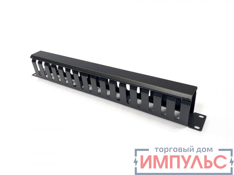 Организатор кабельный с крышкой 19дюйм 1U CM-1U-ML16-COV метал. Hyperline 454711