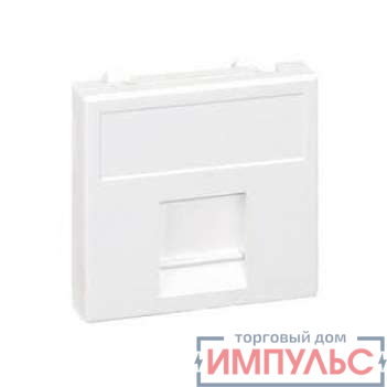 Адаптер на 1 RJ45 коннектор защ. шторки графит SimonConnect K76-14