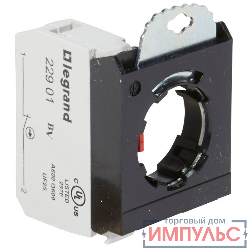 Блок контактов 3п +Н3 адаптер без инд. под винт Osmoz Leg 022971