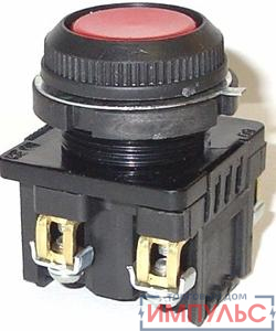 Выключатель кнопочный КЕ-181 У2 исп.3 2р цилиндр IP54 10А 660В красн. Электротехник ET529369