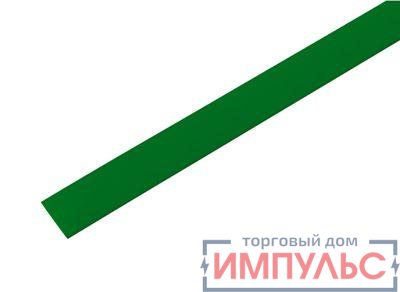 Трубка термоусадочная 13.0/6.5 1м зел. REXANT 21-3003