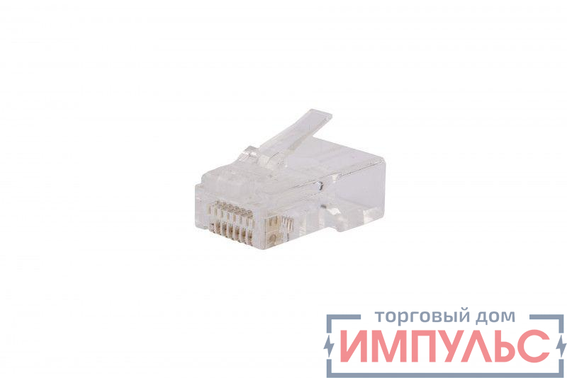 Разъем легкой оконцовки PLEZ-8P8C-U-C5-100 RJ-45 (8P8C) под витую пару кат.5 (50 µ"/ 50 микродюймов) универс. (для ож и мж кабеля) (уп.100шт) Hyperline 403341