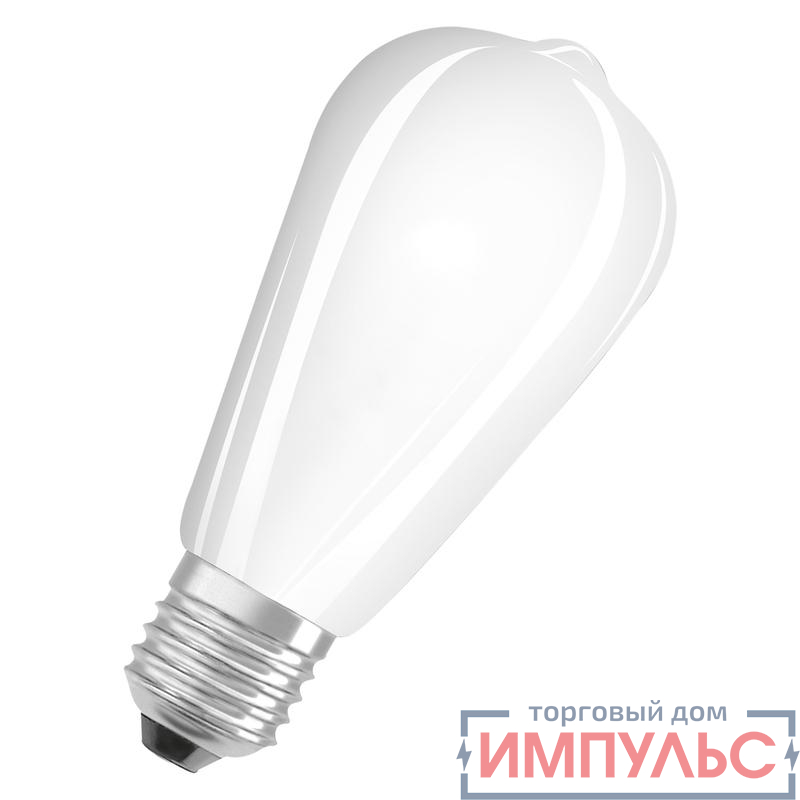 Лампа светодиодная филаментная Retrofit ST64 4Вт (замена 40Вт) матов. 2700К тепл. бел. E27 470лм угол пучка 300град. 220-240В OSRAM 4058075434387