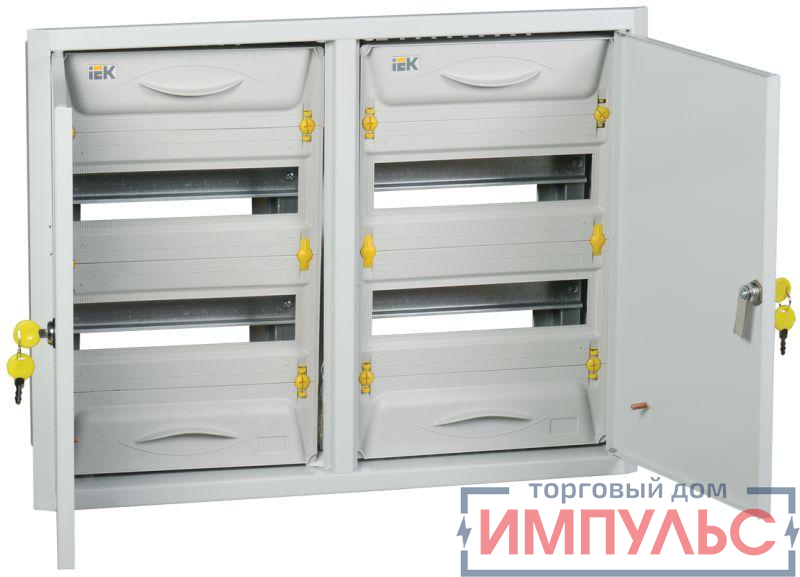 Корпус металлический ЩРв-2х24з-1 36 IP31 "UNIVERSAL" IEK MKM12-V-2X24-31-Z-U