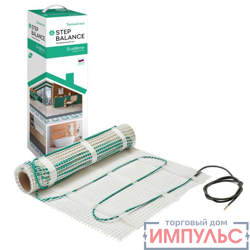 Мат нагревательный Step Balance SBM150030 150Вт/кв.м 450Вт 3кв.м SE SBM150030