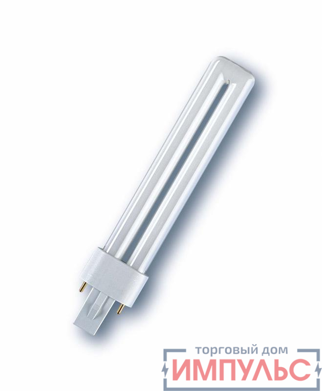 Лампа люминесцентная компакт. DULUX S 11W/830 G23 OSRAM 4050300025759