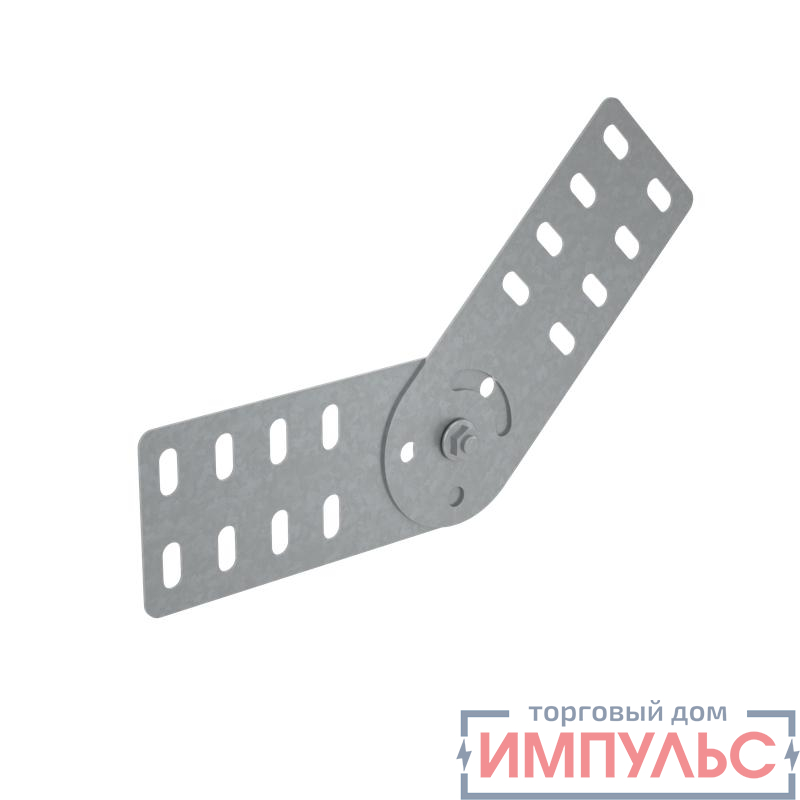 Соединитель для лотка шарнирный для борта H=80мм "ПЛЮС" INOX316L КМ PL11556