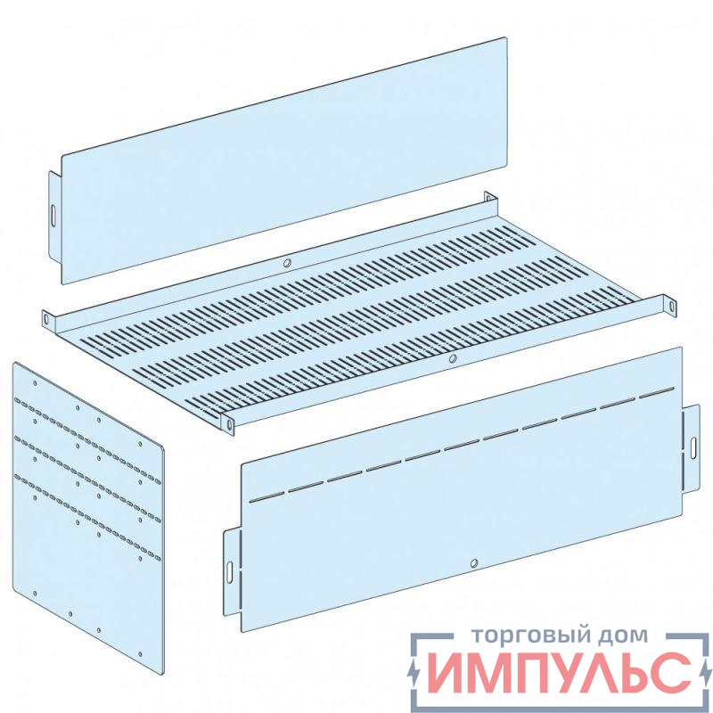 Крышка комплект подвесной верт. 800А шир. 650мм SchE 04926