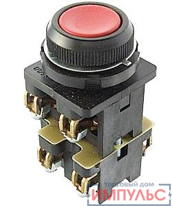 Выключатель кнопочный КЕ-012 У3 исп.9 3р цилиндр IP40 10А 660В красн. Электротехник ET529319