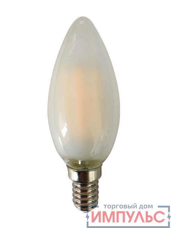 Лампа светодиодная филаментная PLED OMNI 8Вт C35 4000К нейтр. бел. E14 230В/50Гц FR JazzWay 5020887