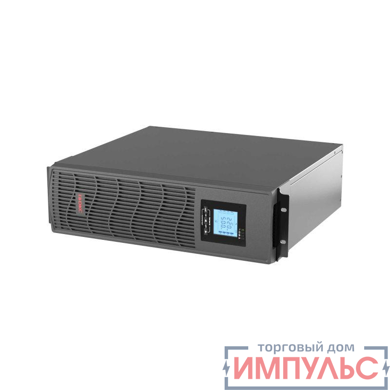 ИБП линейно-интерактивный Info Rackmount Pro 2000ВА/1600Вт 1/1 USB RJ45 6xIEC C13 Rack 3U SNMP/AS400 slot 3х9А.ч DKC INFORPRO2000IN