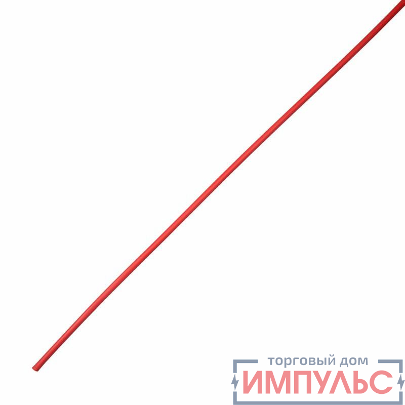 Трубка термоусадочная тонкостен. 9/3 с клеем (3:1) 1м красн. Rexant 26-9004