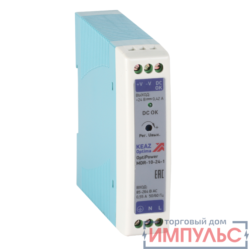 Блок питания OptiPower MDR-10-24-1 КЭАЗ 284538