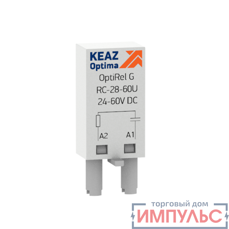 Модуль дополнительный для реле OptiRel G RC-24-60U/L КЭАЗ 330358