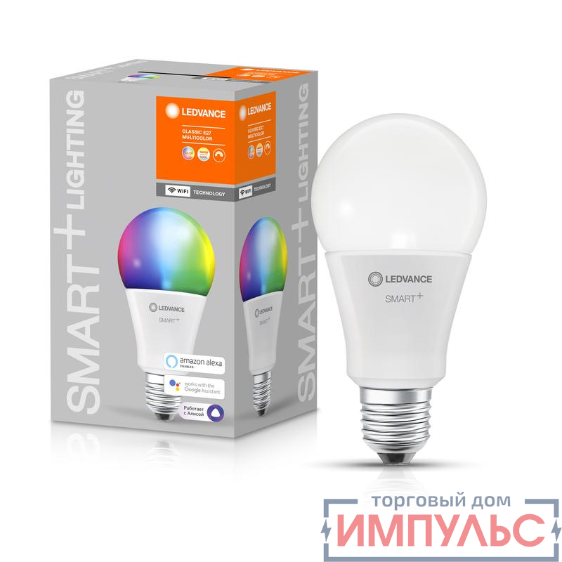 Лампа светодиодная SMART+ WiFi Classic Multicolour 100 14Вт/2700-6500К E27 LEDVANCE 4058075485518