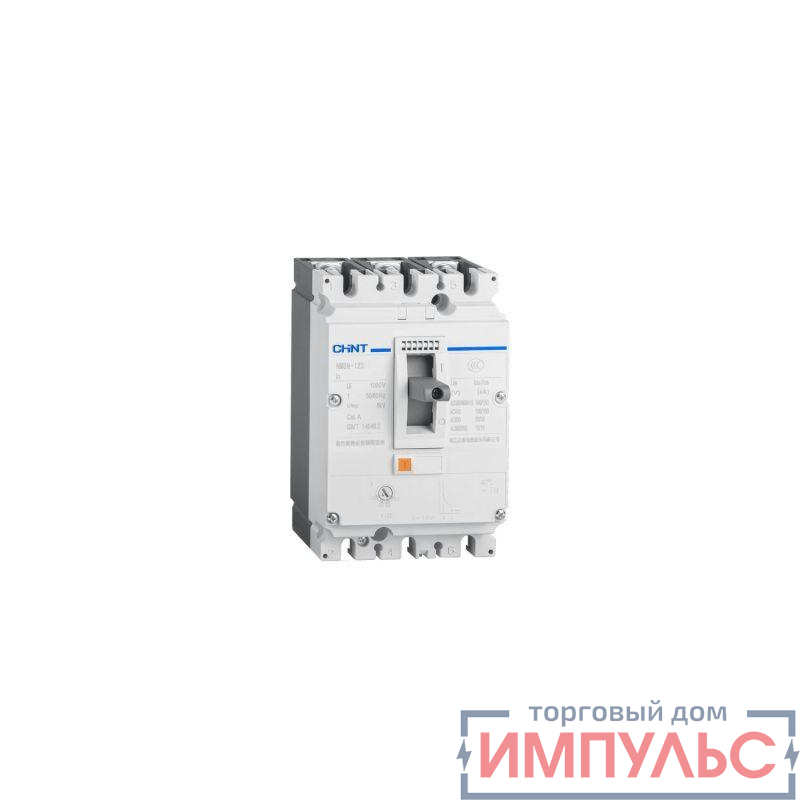 Выключатель автоматический 3п 40А 50кА NM8N-125S TM с рег. термомаг. расцеп. (R) CHINT 271585
