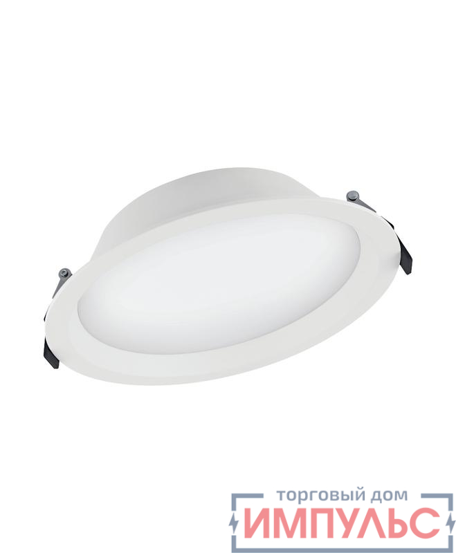 Светильник светодиодный DOWNLIGHT ALU ДВО 25Вт 3000К 2250лм IP44 бел. LEDVANCE 4058075091498