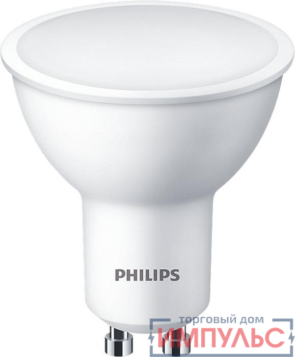 Лампа светодиодная ESSLEDspot 6Вт GU10 500лм 827120DND Philips 929001372017