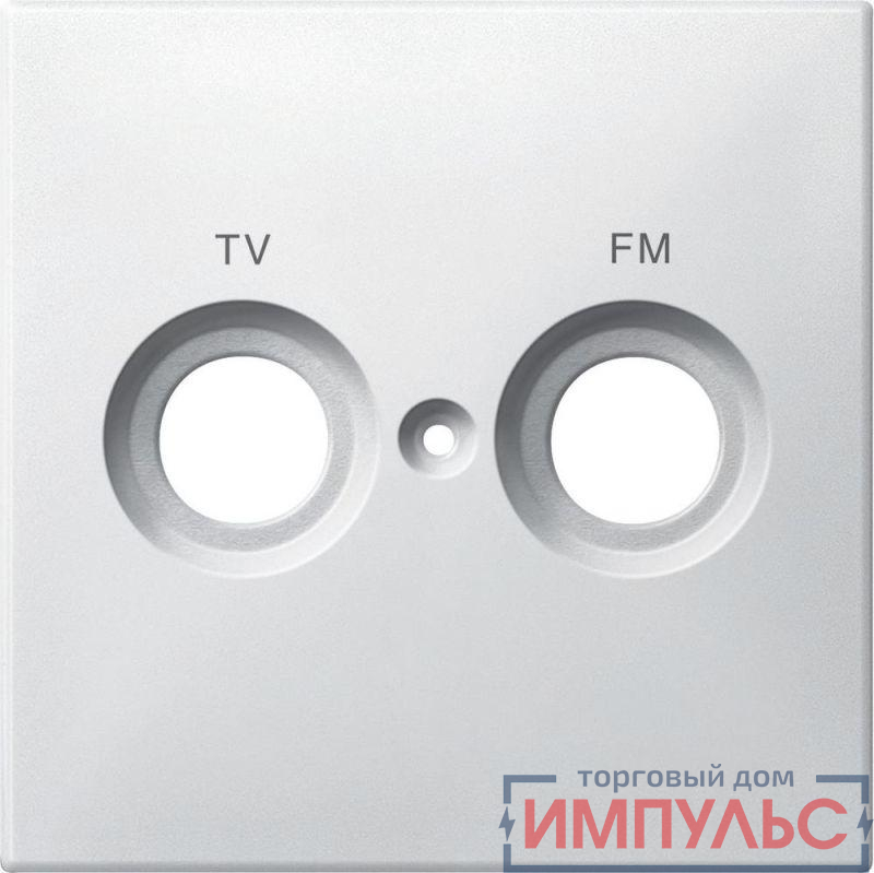 Плата Merten центральная с маркир. TV+FM бел. SchE MTN299719