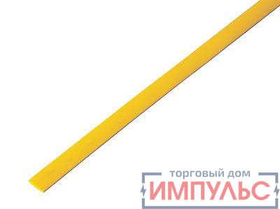 Трубка термоусадочная 6.0/3.0 1м желт. Rexant 20-6002