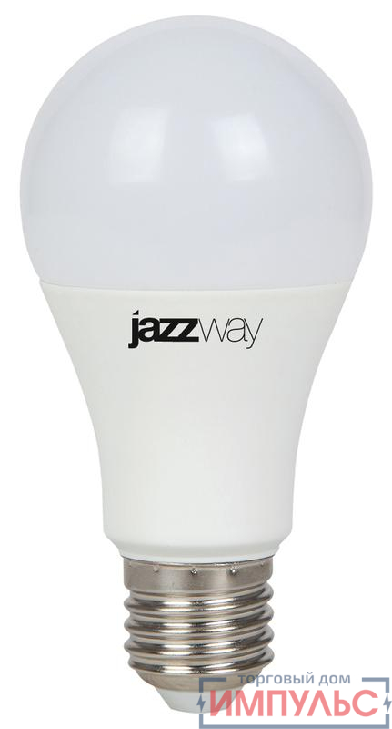 Лампа светодиодная PLED-LX 11Вт A60 грушевидная 3000К тепл. бел. E27 JazzWay 5028272