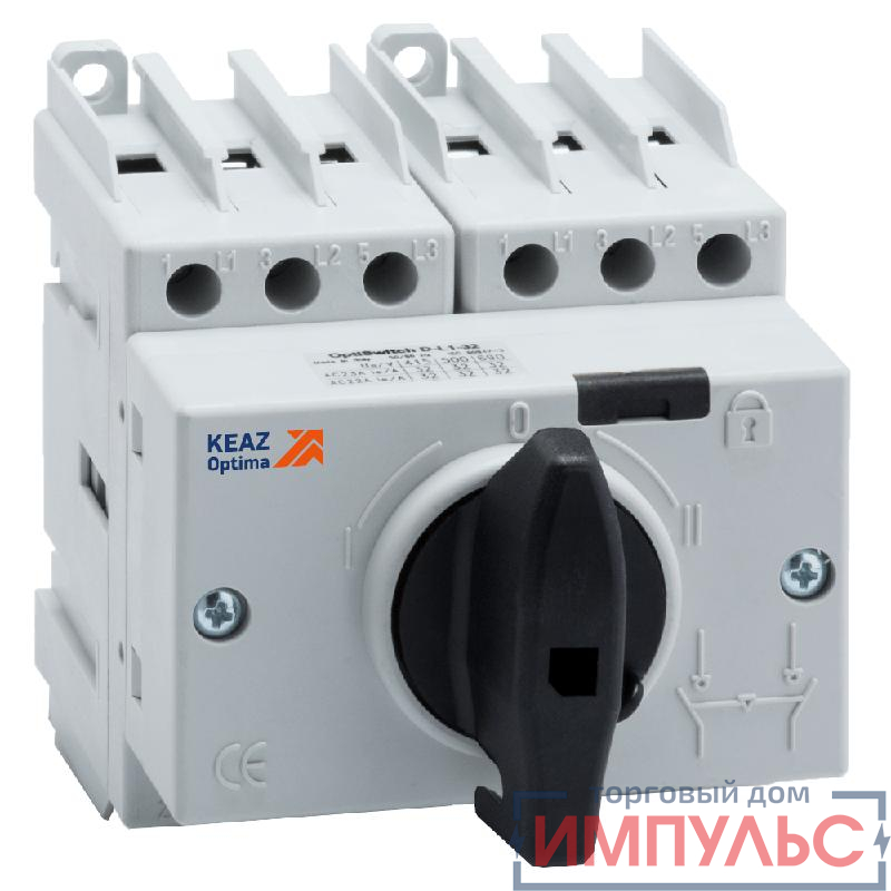 Выключатель-разъединитель реверсивный OptiSwitch DI-25-4C КЭАЗ 332086