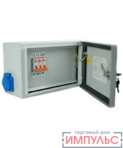 Ящик с понижающим трансформатором ЯТП-0.25 У3 220/24В 3 автомата IP54 Электротехник ET011153