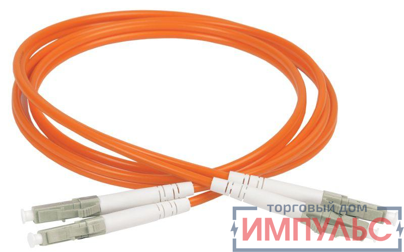 Патч-корд оптический коммутационный соединительный для многомодового кабеля (MM); 50/125 (OM2); LC/UPC-LC/UPC (Duplex) (дл.5м) ITK FPC50-LCU-LCU-C2L-5M