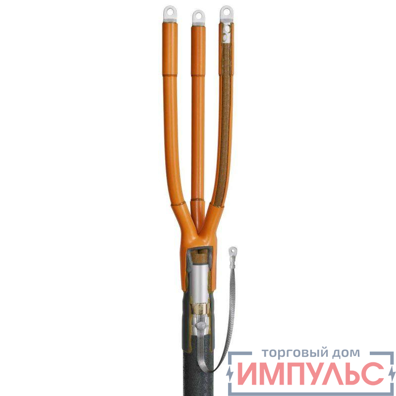 Муфта кабельная концевая 10кВ 3КВТп-10-70/120 КВТ 50351