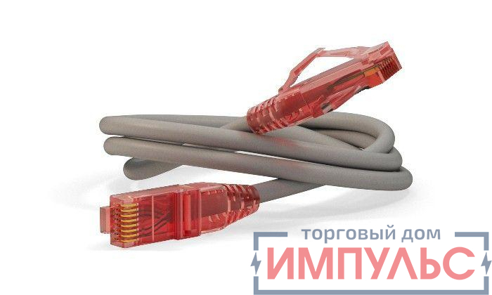 Патч-корд кат.5E LSZH PC-LPM-UTP-RJ45-RJ45-C5e-1.5M-LSZH-GY 1.5м сер. Hyperline 42271