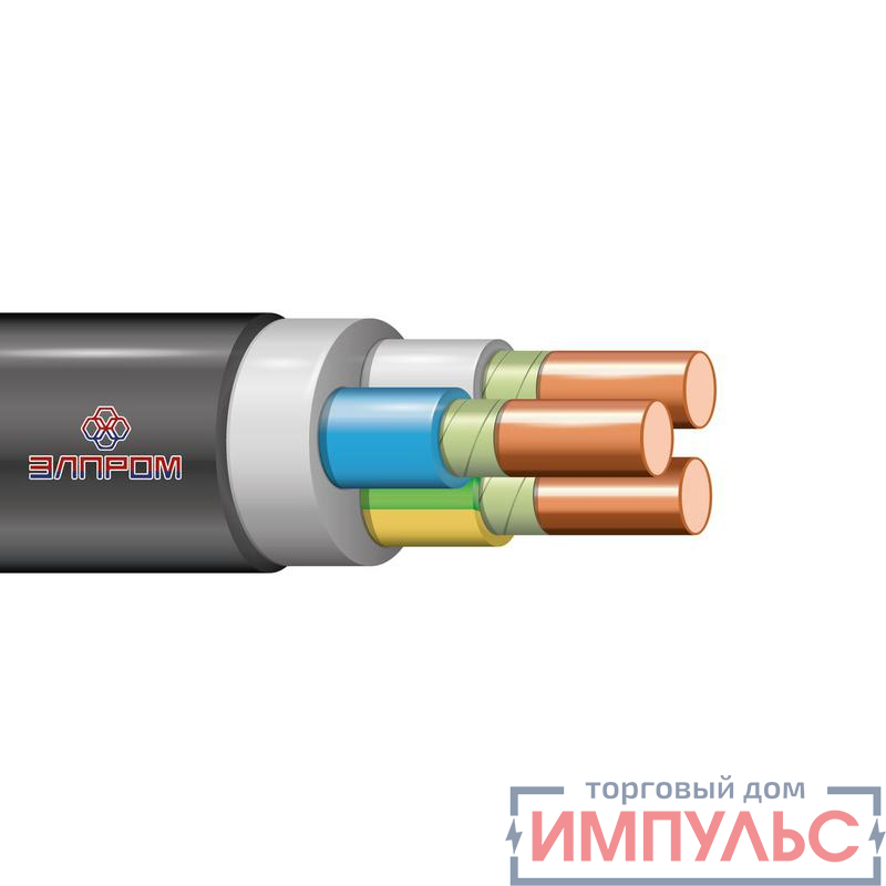 Кабель ВВГнг(А)-FRLS 3х2.5 (N PE) 0.66кВ (м) ЭЛПРОМ НТ000005120