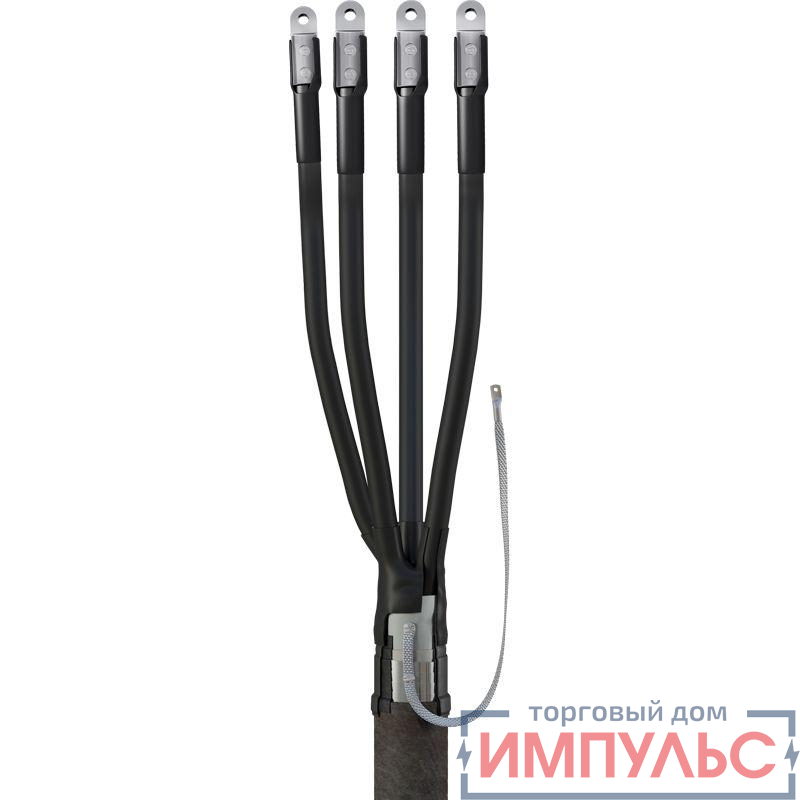 Муфта кабельная концевая универсальная 1кВ 4 КВ(Н)Тп-1 (70-120) с наконечн. (полиэтилен/бумага) ЗЭТАРУС zeta20830