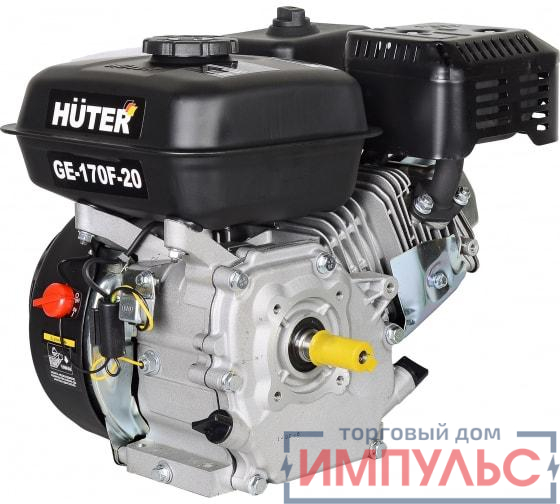 Двигатель бензиновый GE-170F-20 HUTER 70/15/2