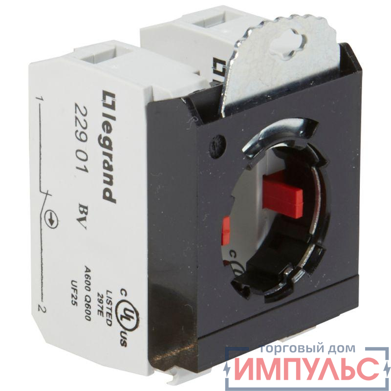 Блок контактов 2HЗ+3п адаптер без инд. под винт Osmoz Leg 022973